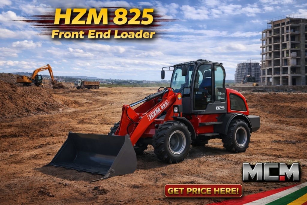 HZM 825 front end loader for construction and gravel loading