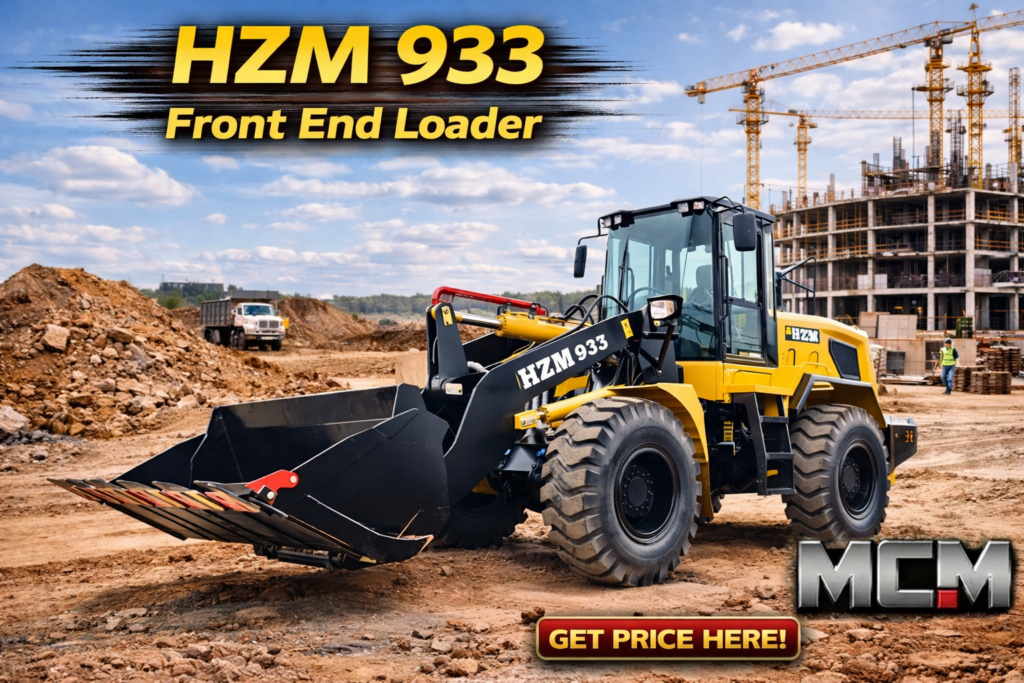 HZM 933 front end loader with Cummins 6BT engine for quarry work