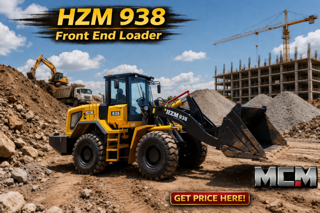 HZM 938 front end loader for bulk material handling