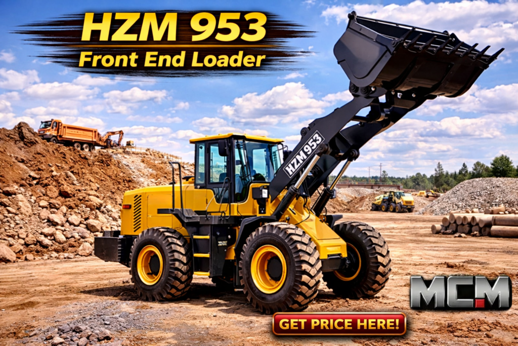 HZM 953 heavy-duty front end loader for mining and civil construction