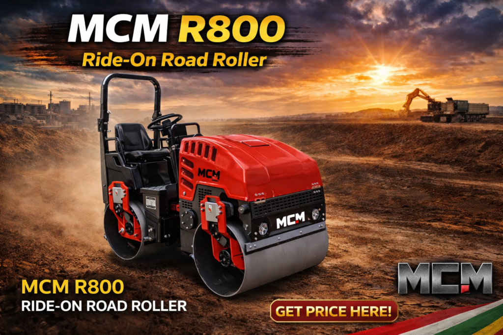 MCM R800 lightweight versatile compaction machine South Africa