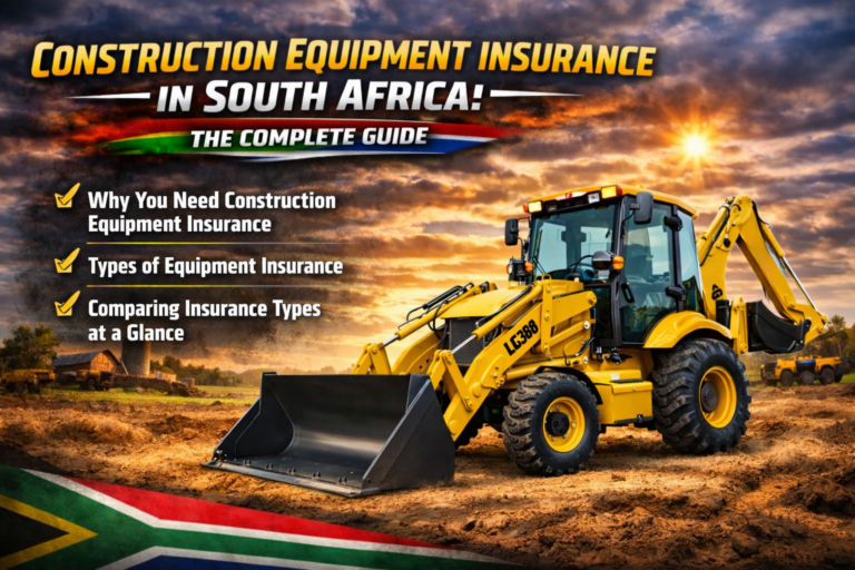 Construction equipment insurance guide for South African contractors and farmers