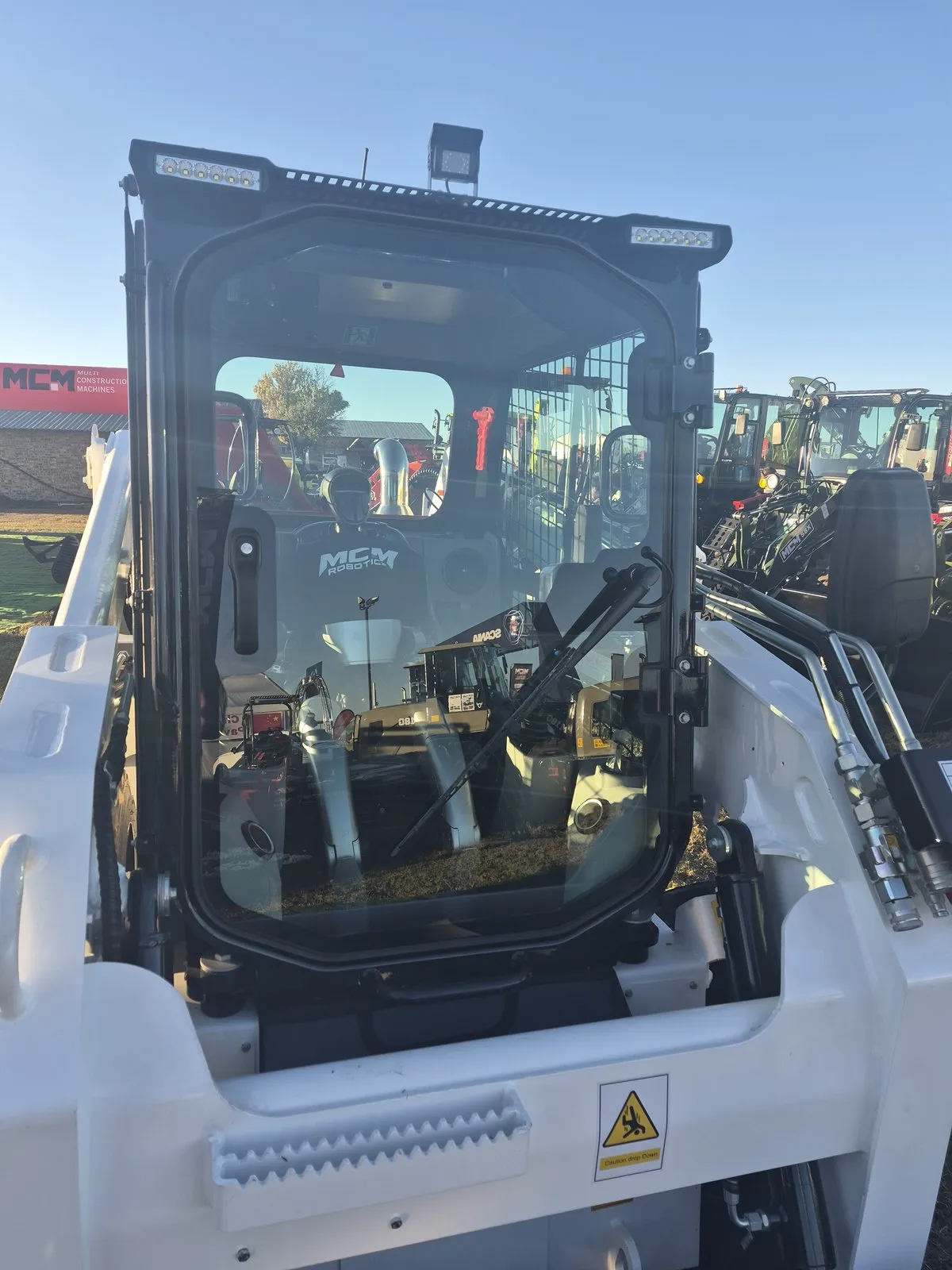 HZM SK1100 skid steer on display at the NAMPO Bothaville show